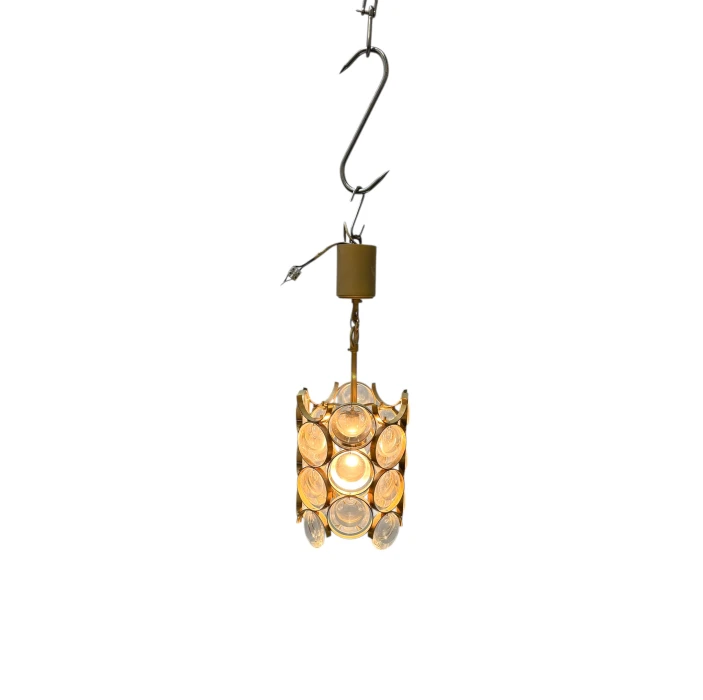 Hollywood Regency Pendant Lamp by Gaetano Sciolari for Palwa Germany, 1970s